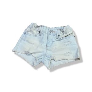 Children’s Place - Girls Distressed Shortie Shorts